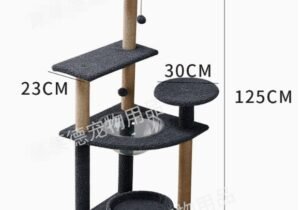 Rascador para gato casa árbol